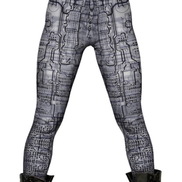 NWOT, Circuit Board Printed Design Leggings by Yizzam - Picture 11 of 14